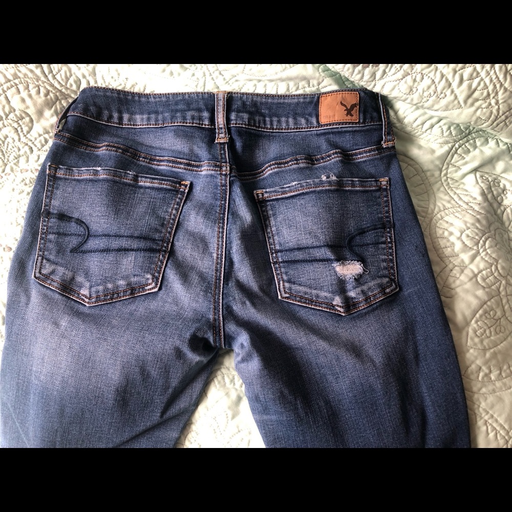 American eagle jeans with rips